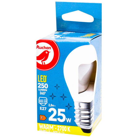 AUСH/LED ЛАМП МАЛ КУЛЯ Е27,25В slide 1