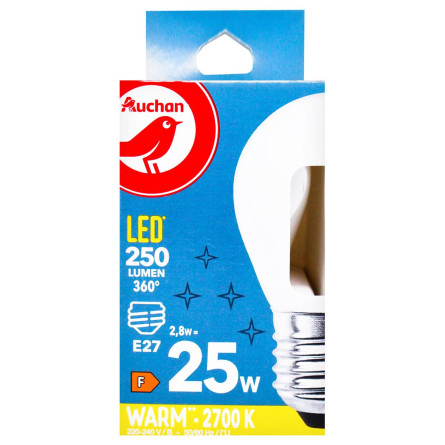 AUСH/LED ЛАМП МАЛ КУЛЯ Е27,25В slide 2