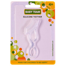 Прорезыватель-массажер Baby Team силиконовый mini slide 1