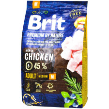 Корм Brit Premium Adult M для собак средних пород 3кг mini slide 1