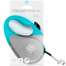Повідець-рулетка Collar блакитний XS до 12кг 3м mini slide 1