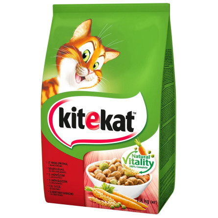 Корм Kitekat для кошек с говядиной и овощами 1,8кг slide 2