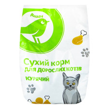 Сухий корм Ашан для дорослих котів курячий 400г mini slide 2