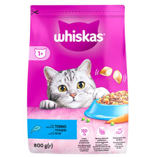Корм сухой Whiskas с тунцем для взрослых кошек 800г mini slide 1