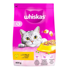 Корм сухий Whiskas з куркою для дорослих котів 800г mini slide 1