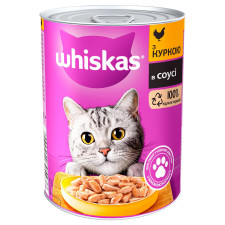Корм Whiskas з куркою в соусі для котів 400г mini slide 1