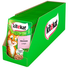 Корм для дорослих котів Kitekat з рибою в соусі 100г mini slide 3
