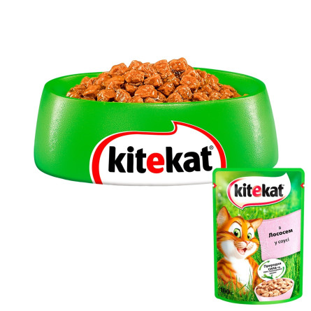 Корм для дорослих котів Kitekat з рибою в соусі 100г slide 5