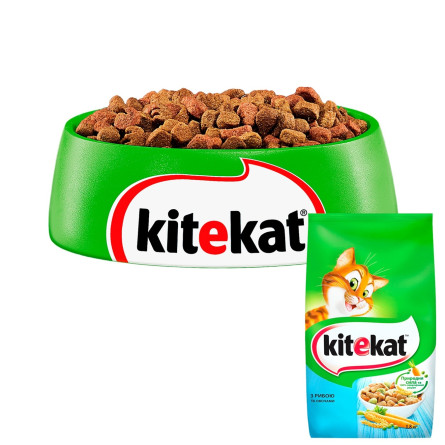 Корм сухий Kitekat для котів з рибою та овочами 1,8кг slide 3