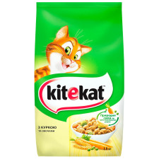 Корм сухий Kitekat для котів з куркою та овочами 1,8кг mini slide 1