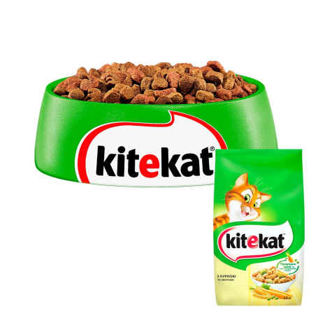 Корм сухий Kitekat для котів з куркою та овочами 1,8кг slide 5