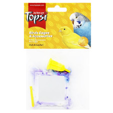 Зеркальце Topsi с колокольчиком для попугаев mini slide 1
