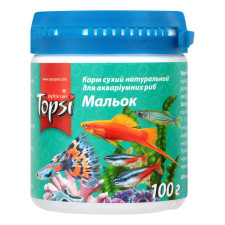 Корм Topsi Мальок для акваріумних риб 100г mini slide 1