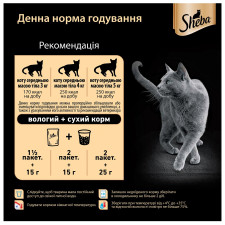 Корм Sheba Select Slices с курицей и говядиной в соусе для взрослых кошек 85г mini slide 5