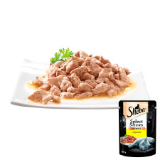 Корм Sheba Select Slices с курицей в соусе для кошек 85г mini slide 6
