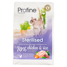 Корм сухой Profine Cat Sterilised с курицей и рисом для стерилизованных котов 2кг mini slide 3