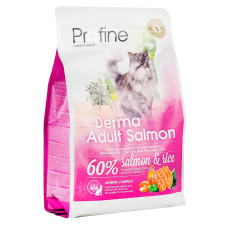 Корм сухой Profine Cat Derma с лососем и рисом для кошек, шерсть которых требует дополнительного ухода 2кг mini slide 2