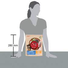 Корм сухий Purina ONE MINI Junior з куркою та рисом для цуценят дрібних порід віком від 1 до 12 місяців 800г mini slide 3