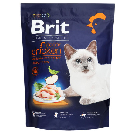 Корм сухий Brit Premium курица для котів, що живуть у приміщенні 300г slide 3