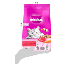 Корм сухой Whiskas с говядиной для взрослых кошек 300г mini slide 4