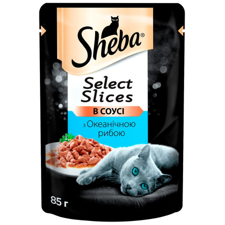 Корм для котів Sheba з тунцем в соусі 85г slide 1