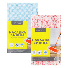 Насадка для швабри Ecofabric з мікрофібри 42см синя mini slide 3