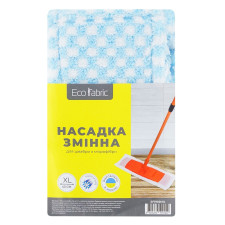 Насадка для швабри Ecofabric з мікрофібри 42см синя mini slide 4