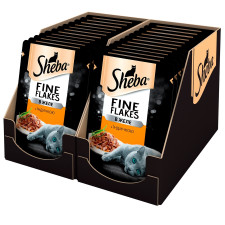 Корм Sheba Fine Flakes з індичкою для дорослих котів 85г mini slide 7