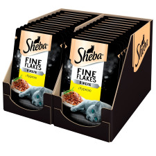 Корм Sheba Fine Flakes с курицей в желе для взрослых кошек 85г mini slide 7
