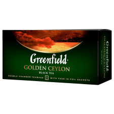Чай черный Greenfield Golden Ceylon 25шт 2г mini slide 1