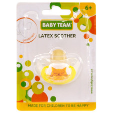 Пустушка Baby Team латексна ортодонтична 6міс+ mini slide 1