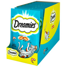 Корм дополнительный сухой Dreamies Лакомство с лососем для взрослых кошек и котят старше 8 недель 60г mini slide 5