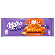 Шоколад Milka Peanut Caramel молочний з дутим рисом 276г mini slide 1