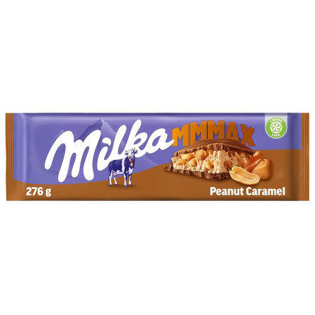 Шоколад Milka Peanut Caramel молочный с дутым рисом 276г slide 2