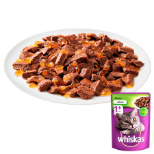 Корм Whiskas с ягненком в желе для взрослых котов 100г mini slide 5