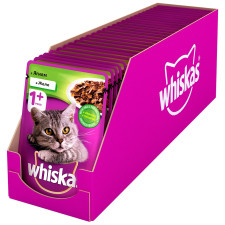 Корм Whiskas с ягненком в желе для взрослых котов 100г mini slide 6