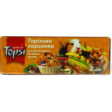 Десерт Topsi Ореховая корзина для грызунов 3шт 45г mini slide 2