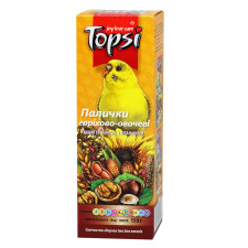 Палички Topsi горіхово-овочеві для папуг 100г mini slide 1