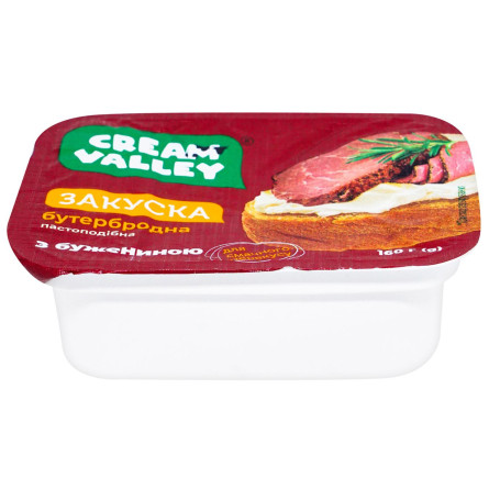 Закуска бутербродная Cream Valley пастообразная с бужениной 160г slide 3