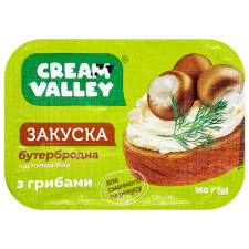 Закуска бутербродная Cream Valley пастообразная с грибами 160г mini slide 2