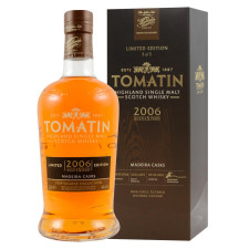 Віскі Tomatin Distillery Tomatin Madeira Casks 15YO (gift box) 0.7 л mini slide 1