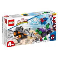 Конструктор Lego Marvel Битва Халка з Носорогом на вантажівках mini slide 2
