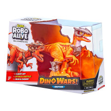 Игрушка Robo Alive Война динозавров Боевой Велоцираптор интерактивная mini slide 1