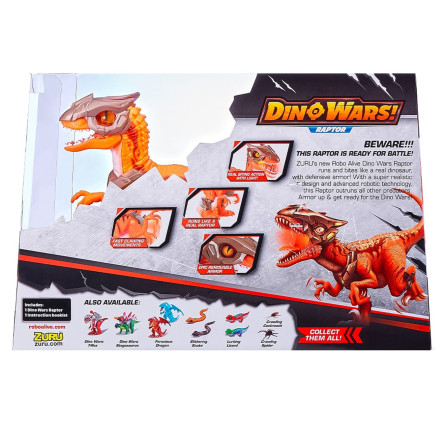 Іграшка Robo Alive Війна динозаврів Бойовий Велоцираптор інтерактивна slide 2
