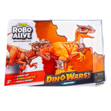Игрушка Robo Alive Война динозавров Боевой Велоцираптор интерактивная mini slide 4