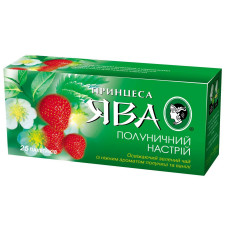 Чай зелений Принцеса Ява Полуничний настрій в пакетиках 1,5г х 25шт mini slide 4