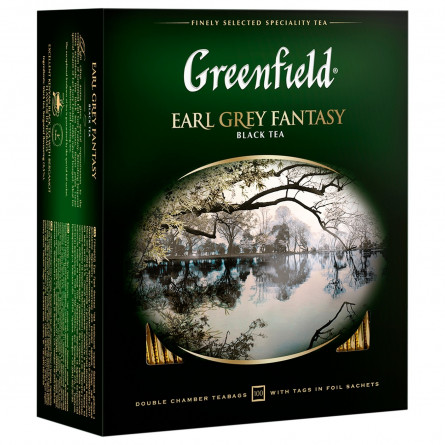 Чай чорний Greenfield Earl Grey Fantasy з бергамотом 2г*100шт slide 3