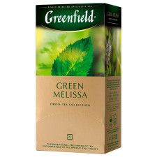 Чай зелений Greenfield Green Melissa 37,5г 25шт mini slide 1