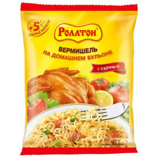 Вермішель Роллтон з куркою швидкого приготування 60г mini slide 1