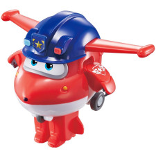 Фігурка-транспорт Super Wings Transform-a-Bots Джетт поліцейський mini slide 3